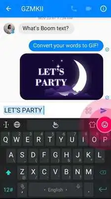 Play Good Night TouchPal Boomtext - Creat GIF