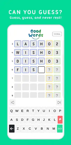 Play Good Words as an online game Good Words with UptoPlay