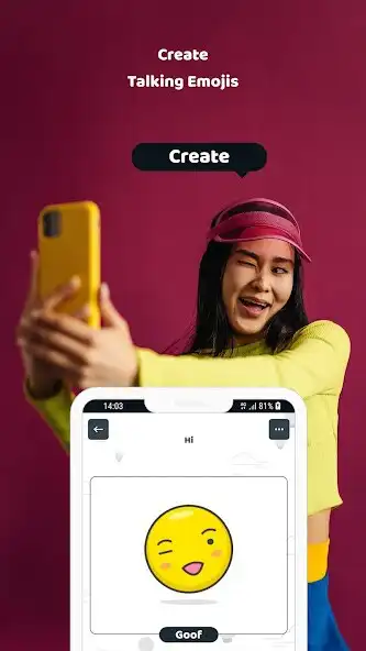 Play Goof: Make Talking Emoji Video  and enjoy Goof: Make Talking Emoji Video with UptoPlay