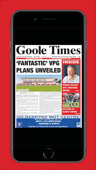 Play Goole Times Newsspaper  and enjoy Goole Times Newsspaper with UptoPlay
