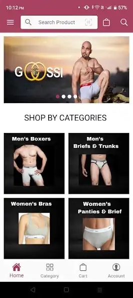 Play Goossi Innerwear Shopping App  and enjoy Goossi Innerwear Shopping App with UptoPlay