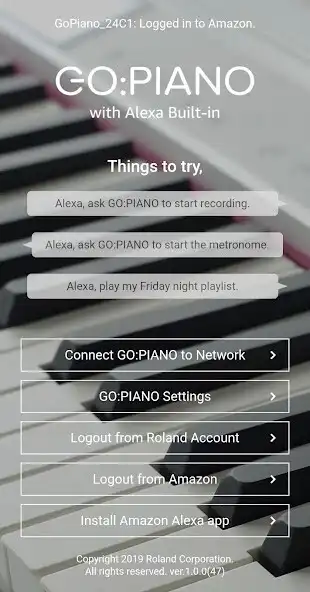 Play GO:PIANO Alexa Setup and enjoy GO:PIANO Alexa Setup with UptoPlay Play GO:PIANO Alexa Setup and enjoy GO:PIANO Alexa Setup with UptoPlay