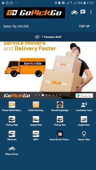 Play Gopickgo-Angkut Barang Pindah  and enjoy Gopickgo-Angkut Barang Pindah with UptoPlay