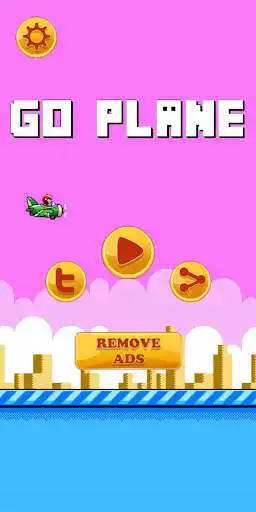 Play GO Plane: Flappy as an online game GO Plane: Flappy with UptoPlay