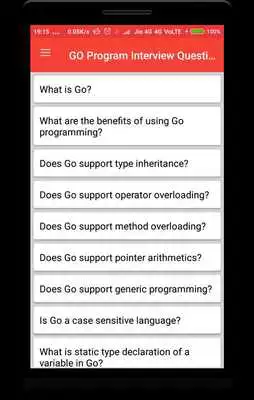 Play GO Program Interview Questions
