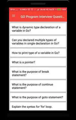 Play GO Program Interview Questions