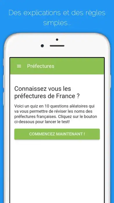Play Géo Quiz France as an online game Géo Quiz France with UptoPlay