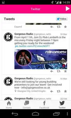 Play Gorgeous radio
