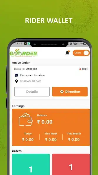 Play GORIDER l Delivery Agent as an online game GORIDER l Delivery Agent with UptoPlay