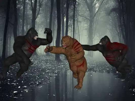 Play Gorilla Bear Battle
