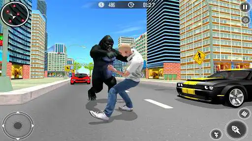 Play Gorilla City Simulator - Rope Hero Gorilla Game as an online game Gorilla City Simulator - Rope Hero Gorilla Game with UptoPlay