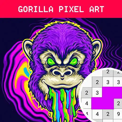 Play Gorilla Pixel Coloring Art APK Play Gorilla Pixel Coloring Art APK