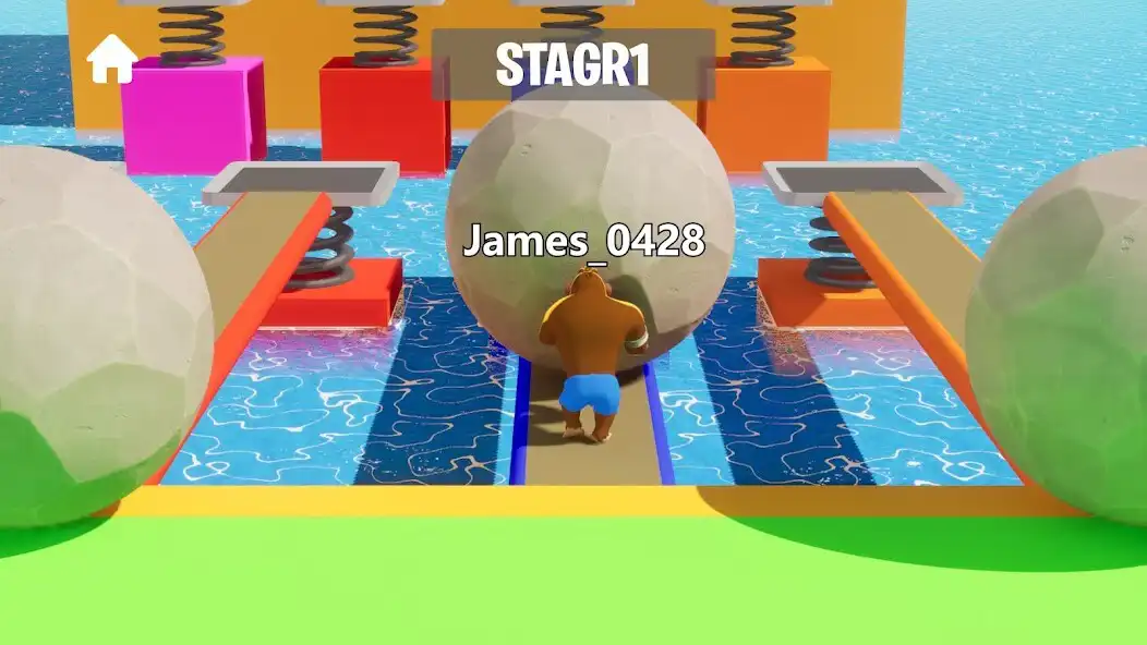 Play Gorilla Race! as an online game Gorilla Race! with UptoPlay