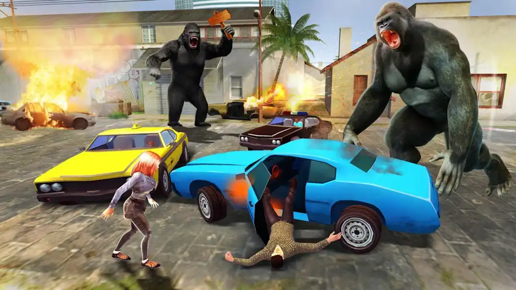 Play Gorilla Rampage City Attack 3D  and enjoy Gorilla Rampage City Attack 3D with UptoPlay