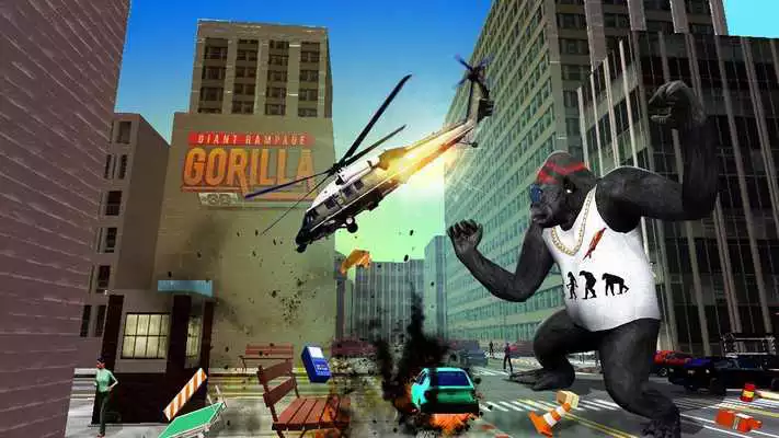 Play Gorilla Simulator Games: Giant Rampage Gorilla 3D