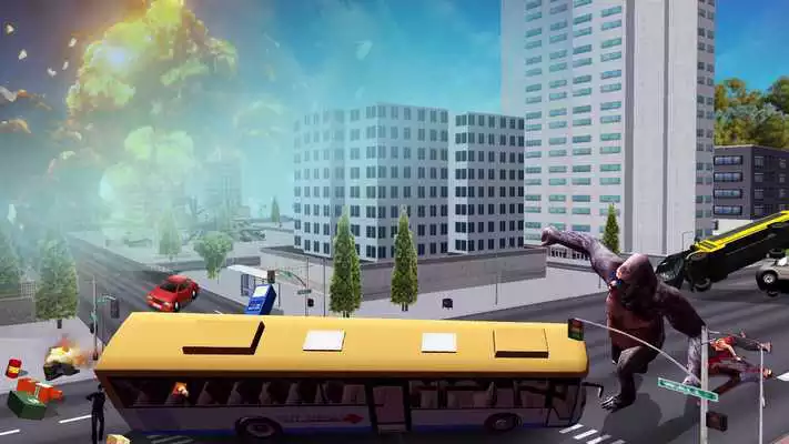 Play Gorilla Simulator Games: Giant Rampage Gorilla 3D