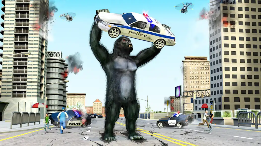 Play Gorilla Smash City Rampage  and enjoy Gorilla Smash City Rampage with UptoPlay