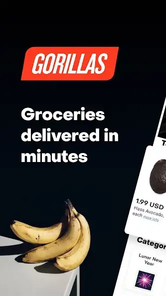 Play Gorillas: Online Food Delivery  and enjoy Gorillas: Online Food Delivery with UptoPlay