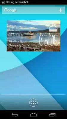Play Gosford weather widget/clock