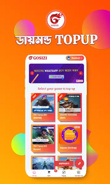 Play Gosizi: Diamond Topup  and enjoy Gosizi: Diamond Topup with UptoPlay