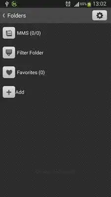 Play GO SMS Carbon Theme