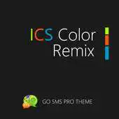 Free play online GO SMS ICS Color Remix Theme APK