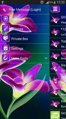 Play GO SMS Orchid