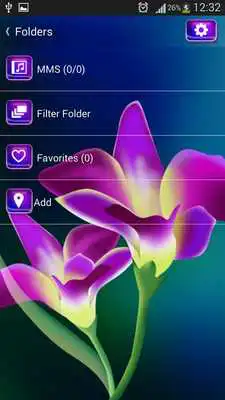 Play GO SMS Orchid