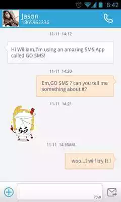 Play GO SMS Pro Chowmein Sticker