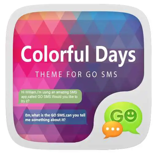 Play GO SMS PRO COLORFULDAYS THEME APK