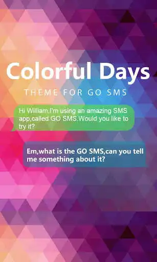 Play GO SMS PRO COLORFULDAYS THEME  and enjoy GO SMS PRO COLORFULDAYS THEME with UptoPlay