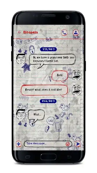 Play GO SMS Pro - Messenger, Free T as an online game GO SMS Pro - Messenger, Free T with UptoPlay