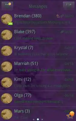 Play GO SMS Pro Orion Nebula 3 Don8