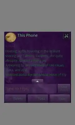 Play GO SMS Pro Orion Nebula 3 Don8