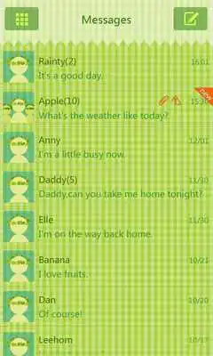 Play GO SMS Pro Picnic Theme