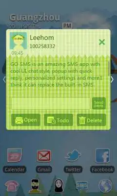 Play GO SMS Pro Picnic Theme