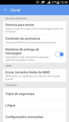 Play GO SMS Pro Portuguese language