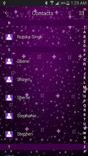 Play Go SMS Pro Purple&Black Theme  and enjoy Go SMS Pro Purple&Black Theme with UptoPlay