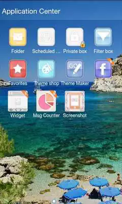 Play GO SMS Pro Summer  Beach