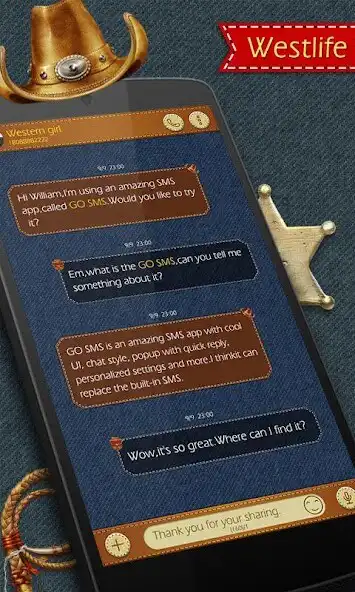 Play GO SMS PRO WESTLIFE THEME  and enjoy GO SMS PRO WESTLIFE THEME with UptoPlay