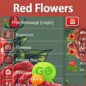 Free play online GO SMS Red Flowers APK Free play online GO SMS Red Flowers APK
