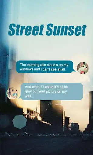 Play GO SMS STREET SUNSET THEME  and enjoy GO SMS STREET SUNSET THEME with UptoPlay