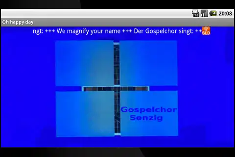 Play Gospelchor - Oh happy day as an online game Gospelchor - Oh happy day with UptoPlay