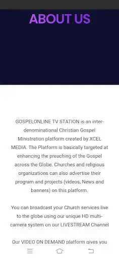 Play Gospelonline TV as an online game Gospelonline TV with UptoPlay