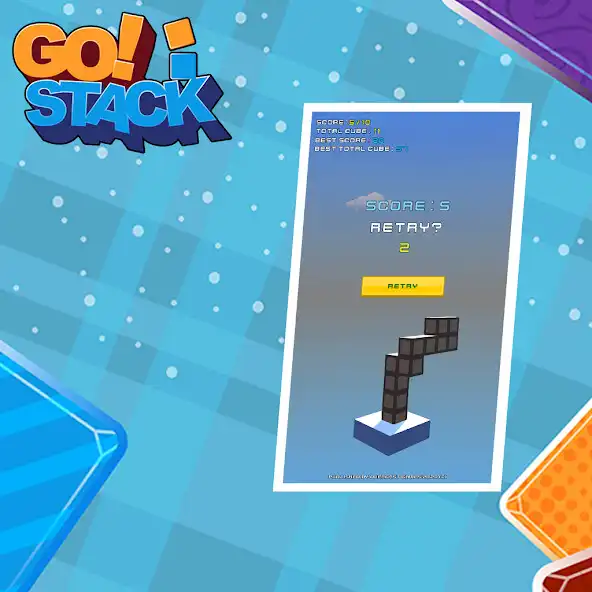 Play Go Stack! as an online game Go Stack! with UptoPlay