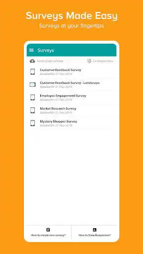 Play GoSurvey - Offline Survey as an online game GoSurvey - Offline Survey with UptoPlay