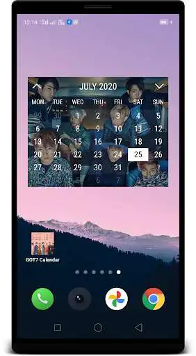 Play GOT7 Calendar Widget as an online game GOT7 Calendar Widget with UptoPlay