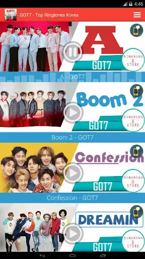 Play GOT7 - Top Ringtones Korea  and enjoy GOT7 - Top Ringtones Korea with UptoPlay
