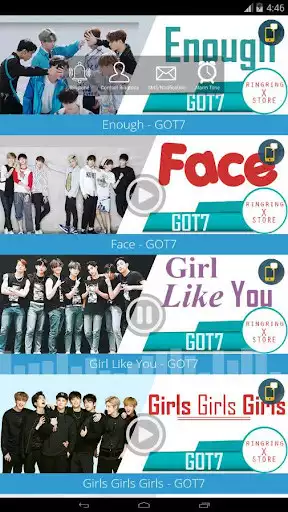 Play GOT7 - Top Ringtones Korea as an online game GOT7 - Top Ringtones Korea with UptoPlay