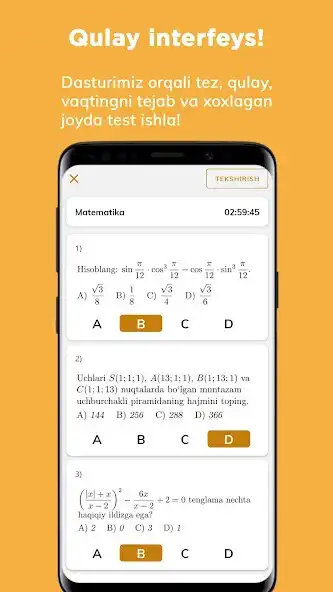 Play GoTest - Testlar, Imtihonlar as an online game GoTest - Testlar, Imtihonlar with UptoPlay